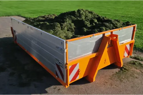 Location benne déchets verts jardin