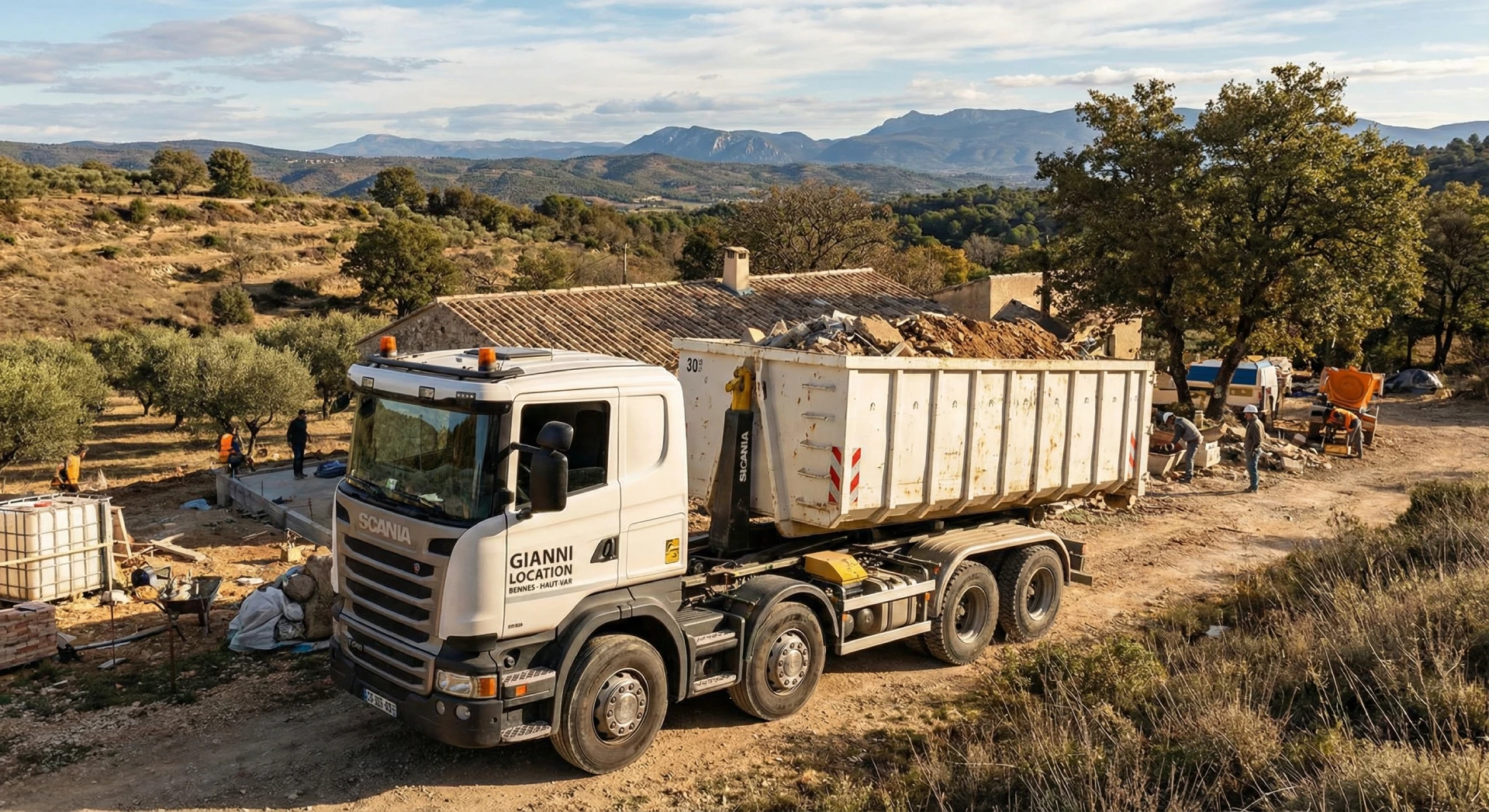 Location de benne Brignoles Saint-Maximin Haut-Var