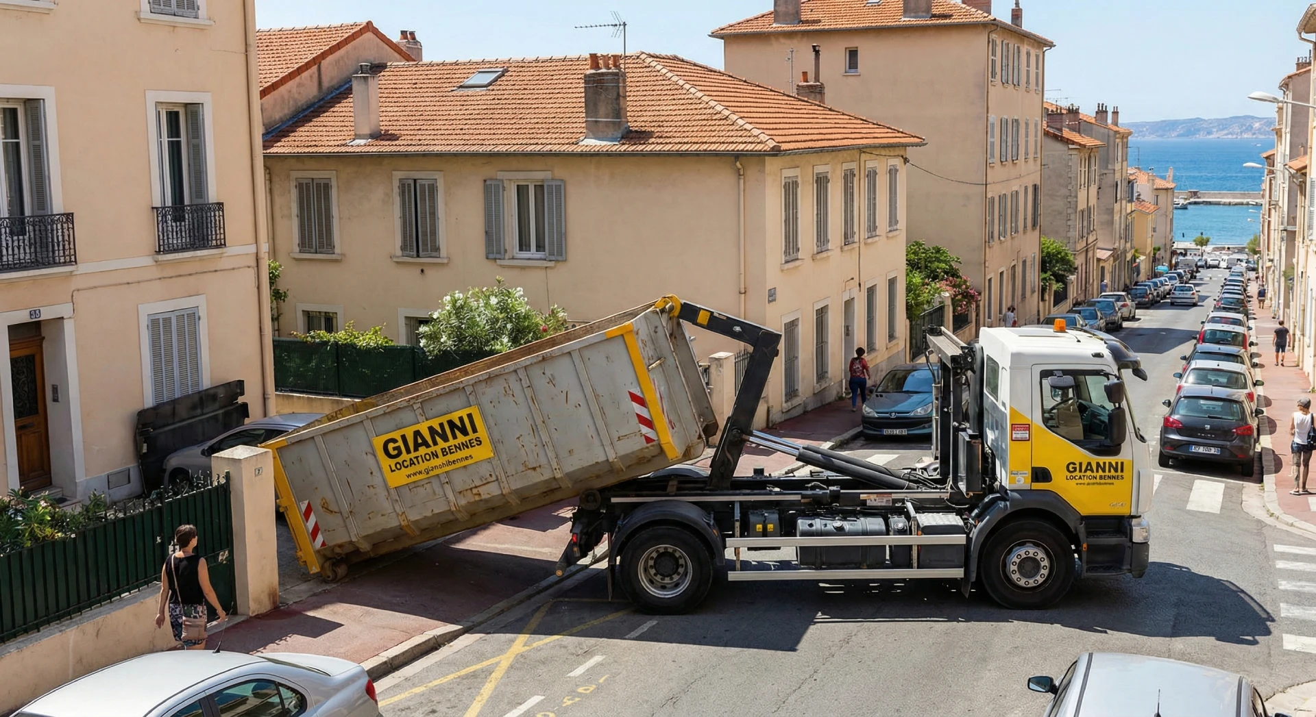 Location de benne Marseille centre-ville Bouches-du-Rhône