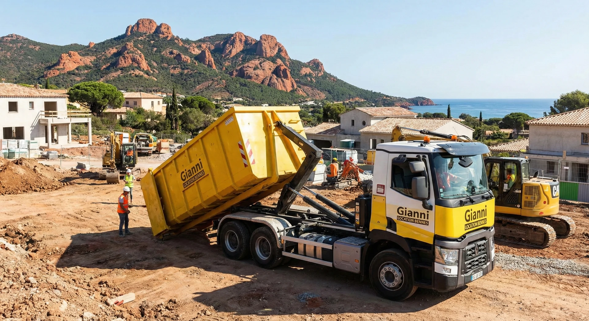 Location de benne Fréjus Saint-Raphaël Est Var