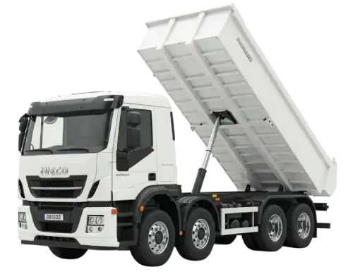 Camion benne poids lourd grand volume