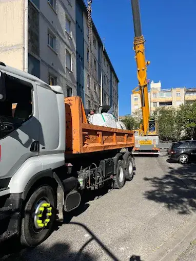 Levage avec grue